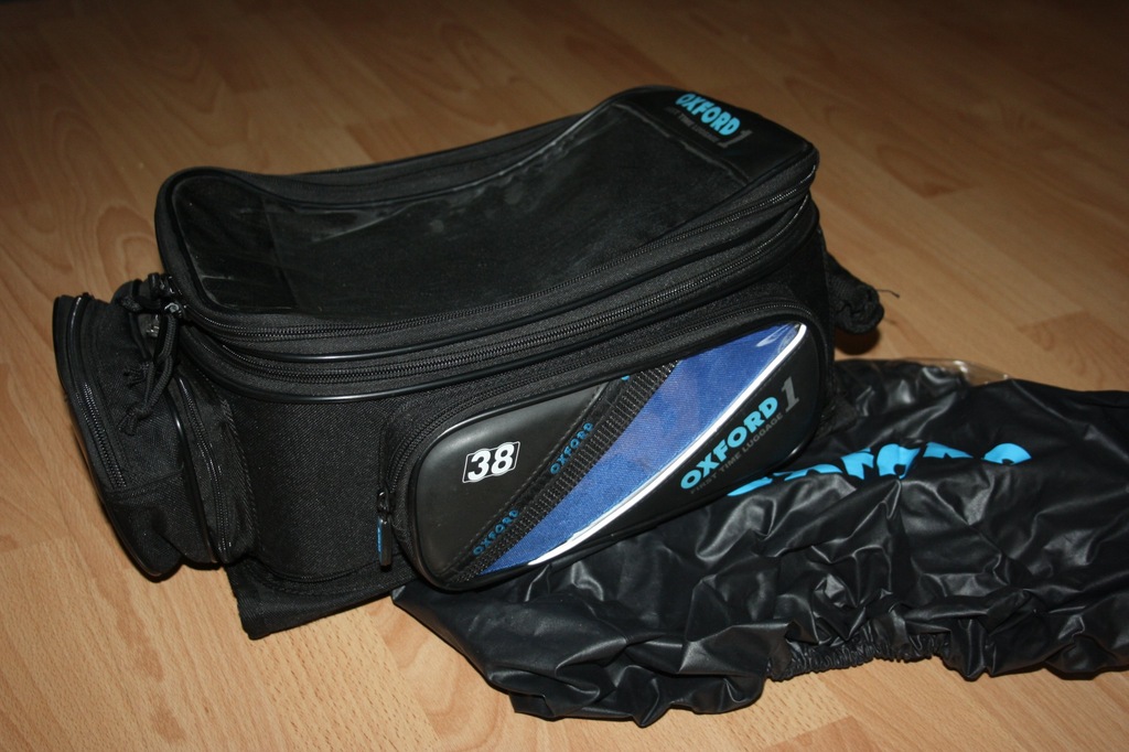 TANKBAG OXFORD 38L + osłona przeciwdeszczowa