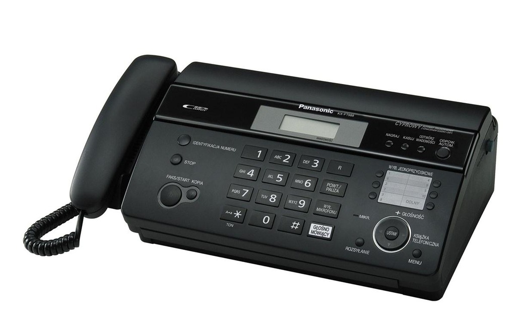 TELEFAKS FAX PANASONIC KX-FT 988 PAPIER TERMICZNY
