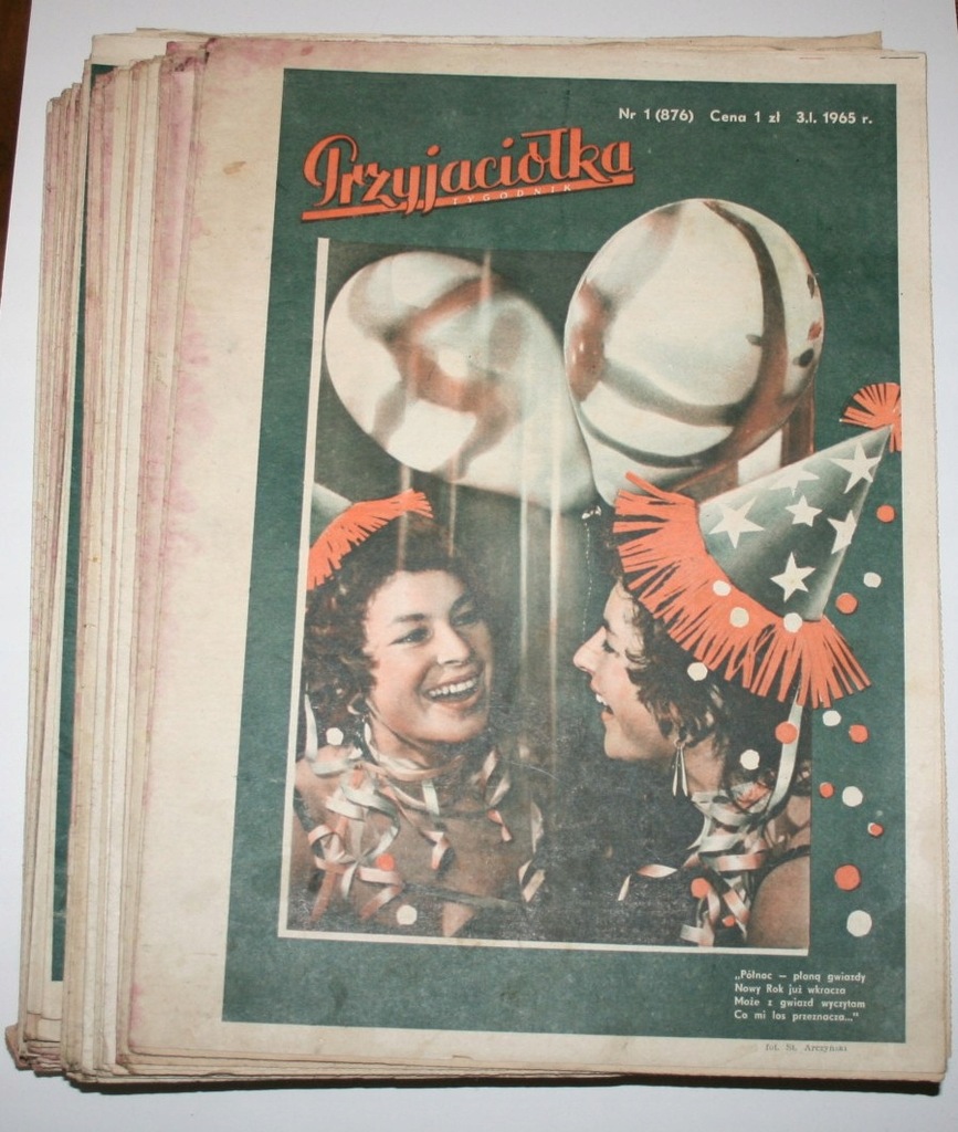 PRZYJACIÓŁKA Tygodnik 39 numerów 1965 r.