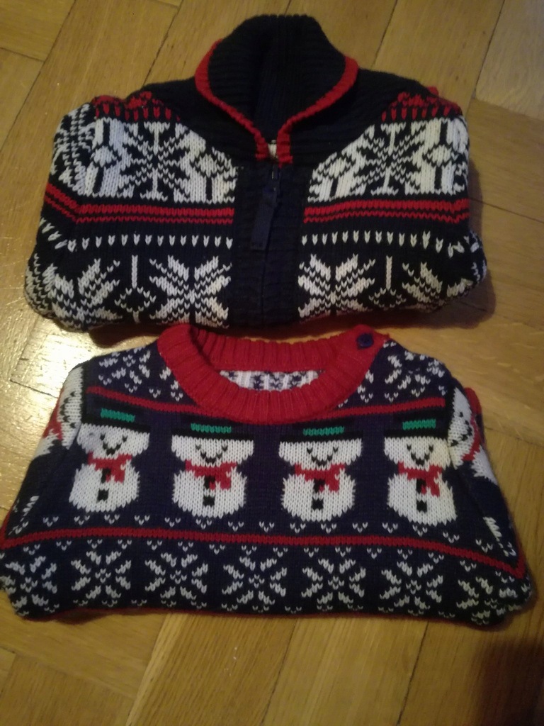 2 sweterki świąteczne!