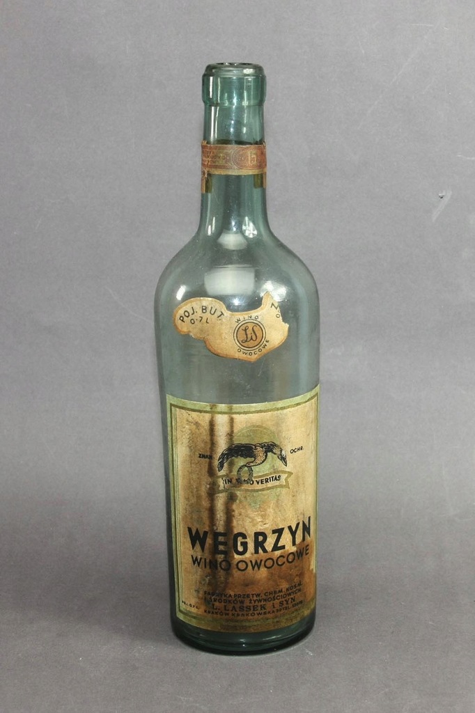 BUTELKA WINO WĘGRZYN LASSEK I SYN KRAKÓW (9955)