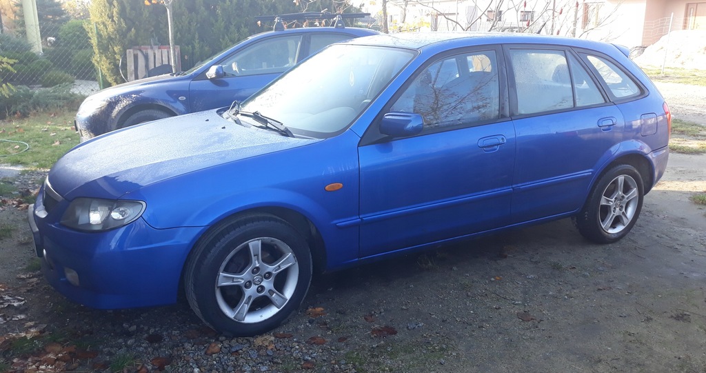mazda 323F III 2003 rok kolor niebieski, Wrocław