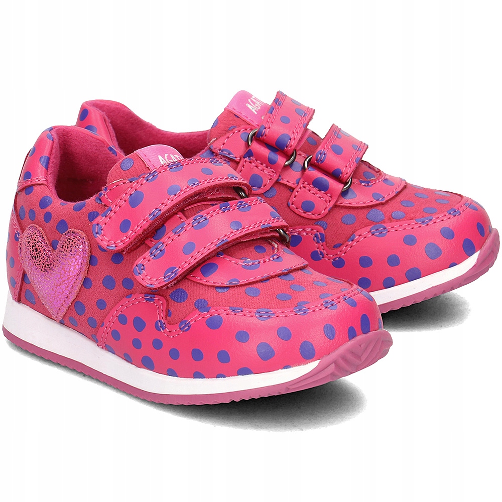 AGATHA Różowe Sneakersy Dziewczęce R.23