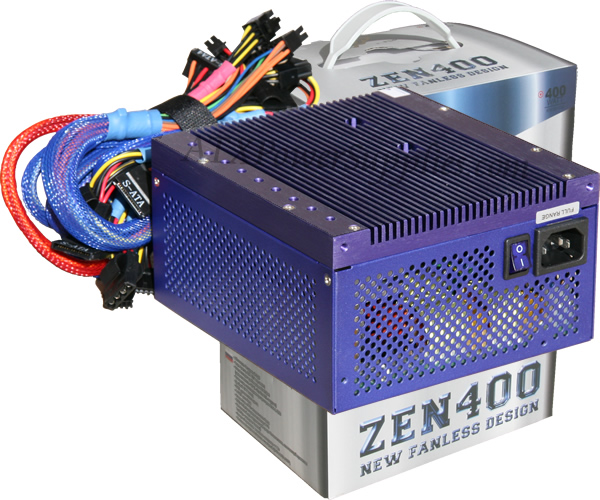 PASYWNY Zasilacz FSP Fortron ZEN 400 W FANLESS !!!
