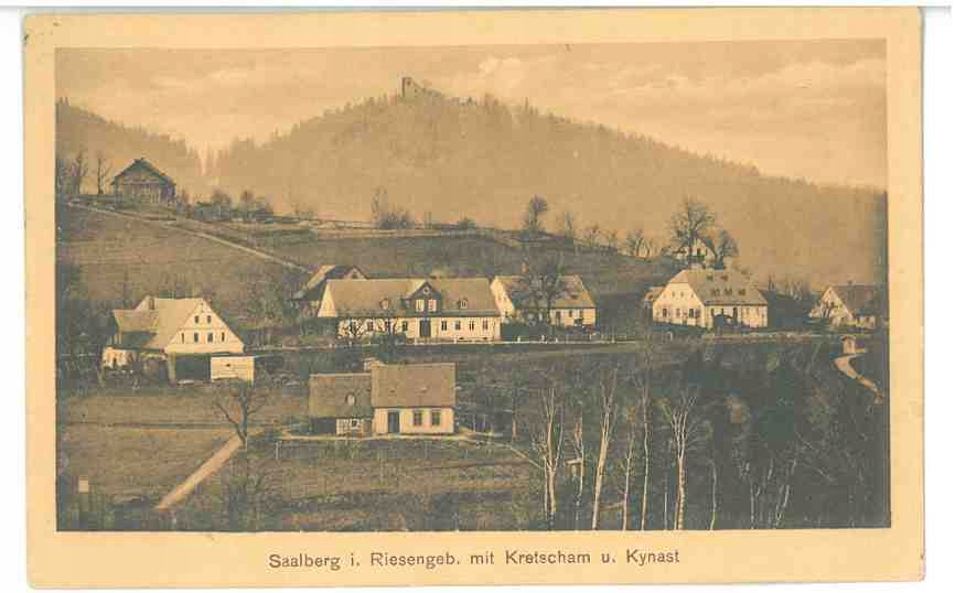 Zchełmie, Jelenia Góra - karczma, Chojnik w tle