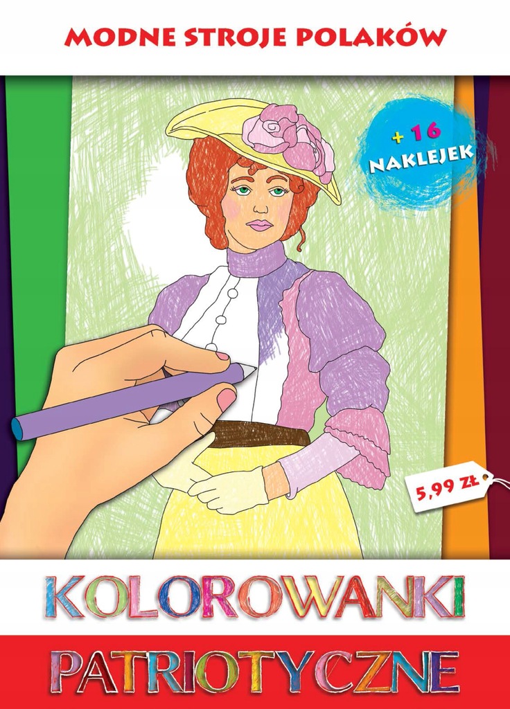 Kolorowanki Patriotyczne - MODNE STROJE POLAKÓW