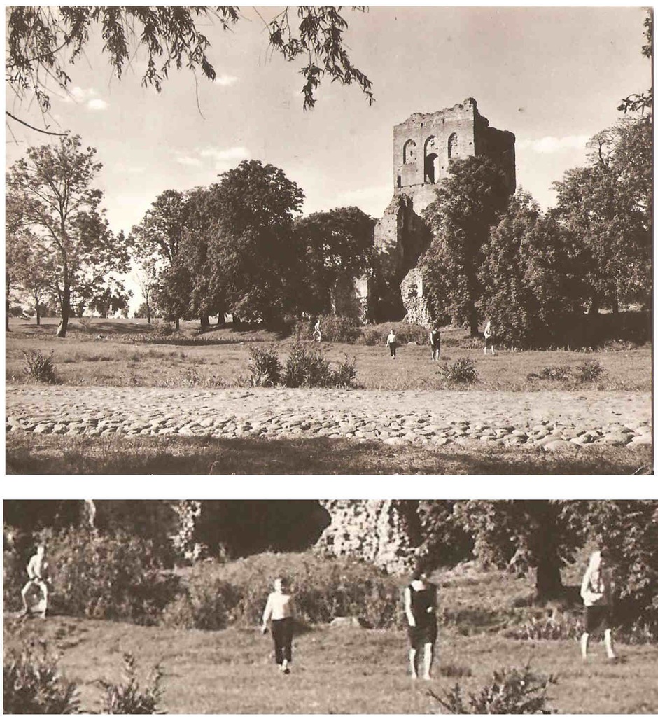 BORYSŁAWICE ZAMKOWE --- RUINY ZAMKU --- 1965