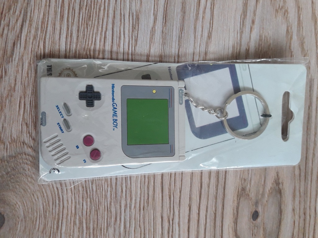 Brelok GameBoy nowy, oryginalny z logo Nintendo