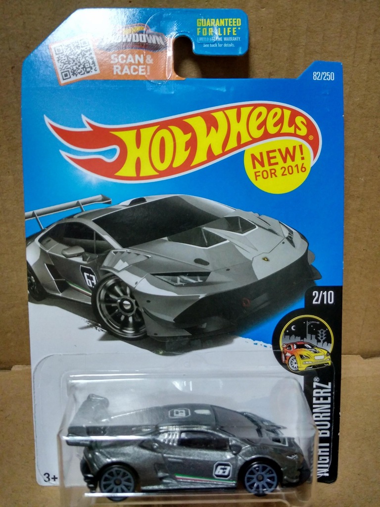 HOT WHEELS MATTEL LAMBORGHINI HURACAN 82/250