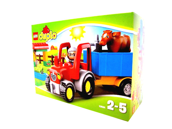 KLOCKI LEGO DUPLO TRAKTOR FARMA + akcesoria SKLEP