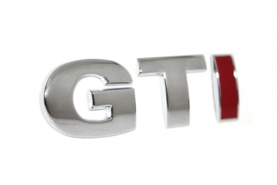 NAKLEJKA ZNACZEK NAPIS GTI GOLF GDYNIA SKLEP