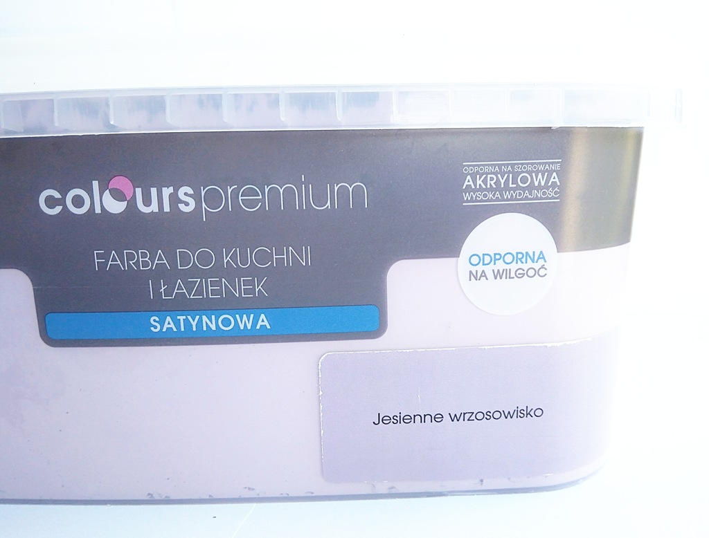 Farba colours premium satynowa kuchnia łazienka