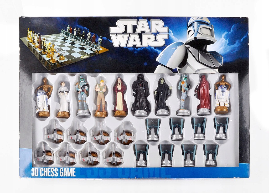 SZACHY 3D STAR WARS GWIEZDNE WOJNY