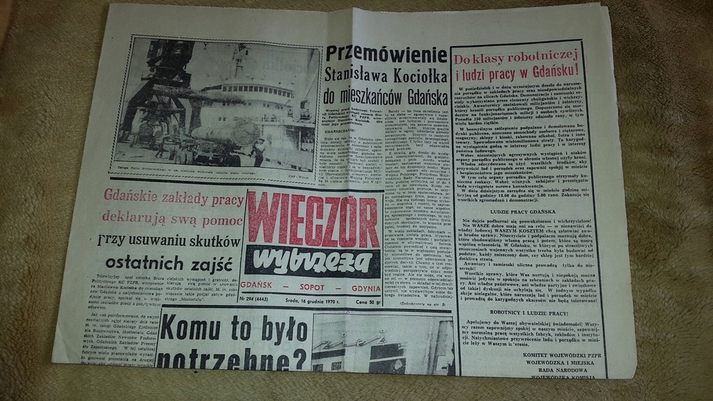 WIECZÓR WYBRZEŻA KOMIKS CHRISTA 1970r