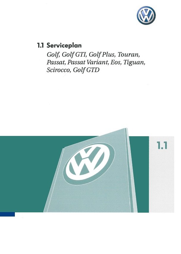 VW Volkswagen Niemiecka Książka Serwisowa 10 model