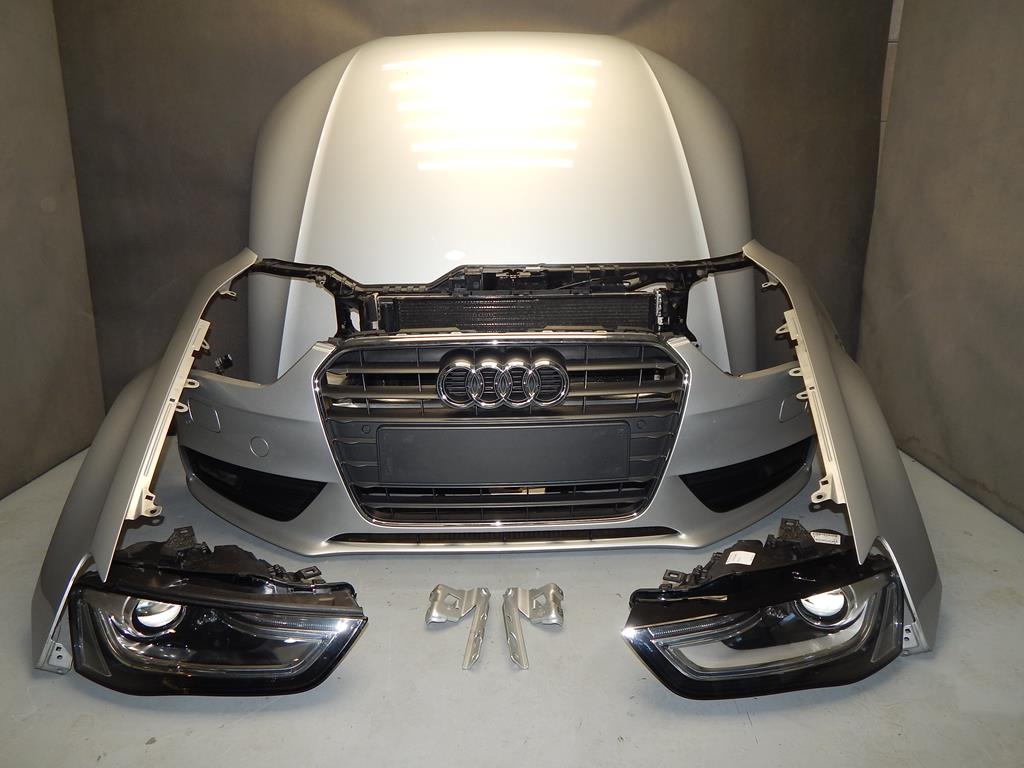 AUDI A4 B8 LIFT MASKA ZDERZAK PAS LAMPY LX7W