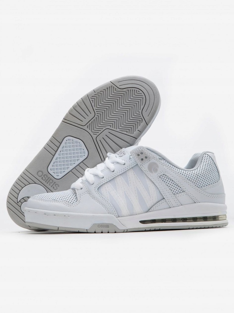 Markowe Buty Osiris Pixel White Cement Silver