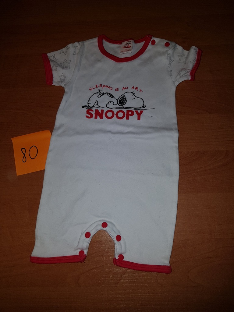 Rampers Snoopy rozm 80