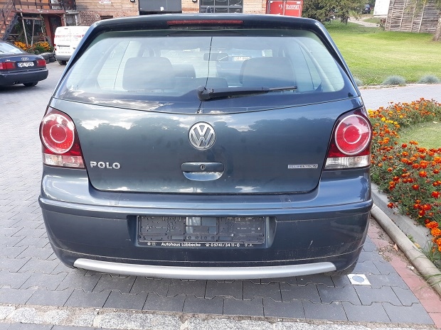 ZDERZAK TYŁ LC7V VW POLO 9N3 BLUEMOTION ŁADNY KPL