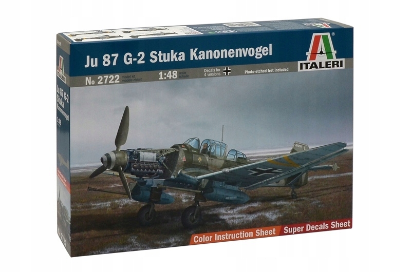 Junkers Ju-87 G-2 Stuka model 2722 Italeri 1:48