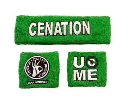 JOHN CENA OPASKI WWE CENATION ZIELONE