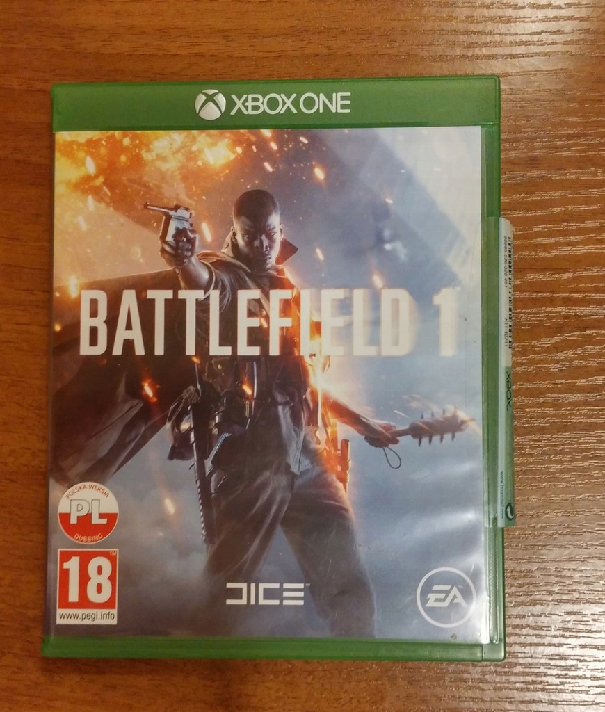 Gra Battlefield 1 polski dubbing Xbox One płyta