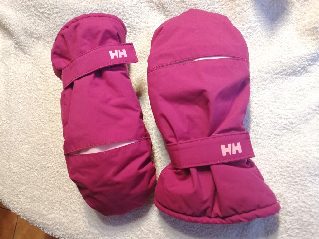 różowe rękawiczki zimowe Helly Hansen