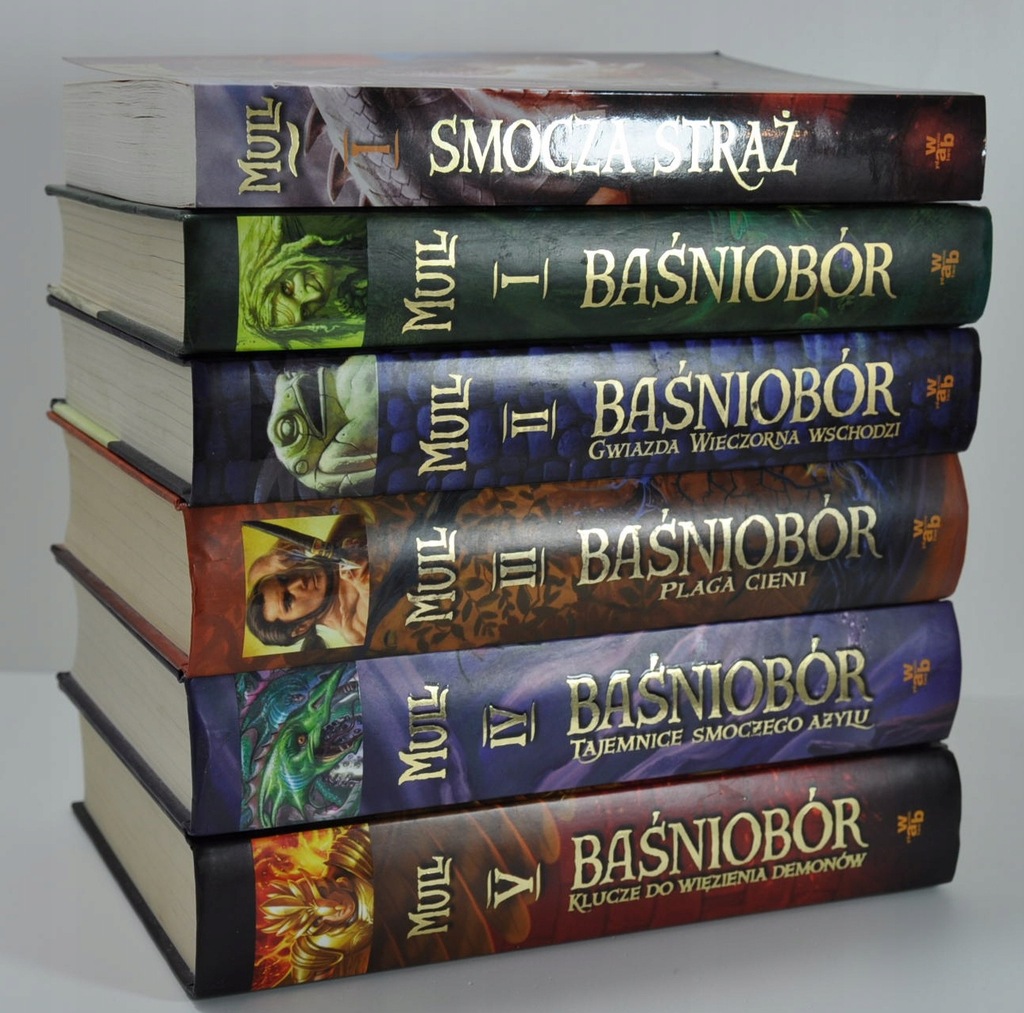 Baśniobór pakiet tom 1-6 Brandon Mull KOMPLET x 6