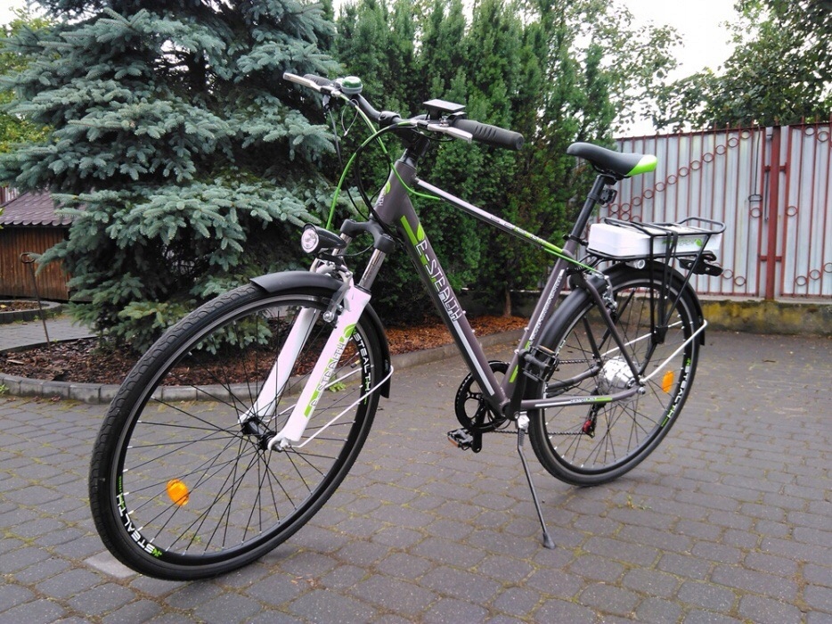 E-STEALTH Dromader Rower Elektryczny 250W 8,8Ah36V