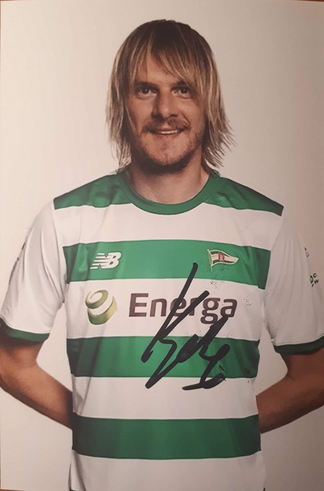 Milos Krasic oryginalny autograf JUVENTUS LECHIA
