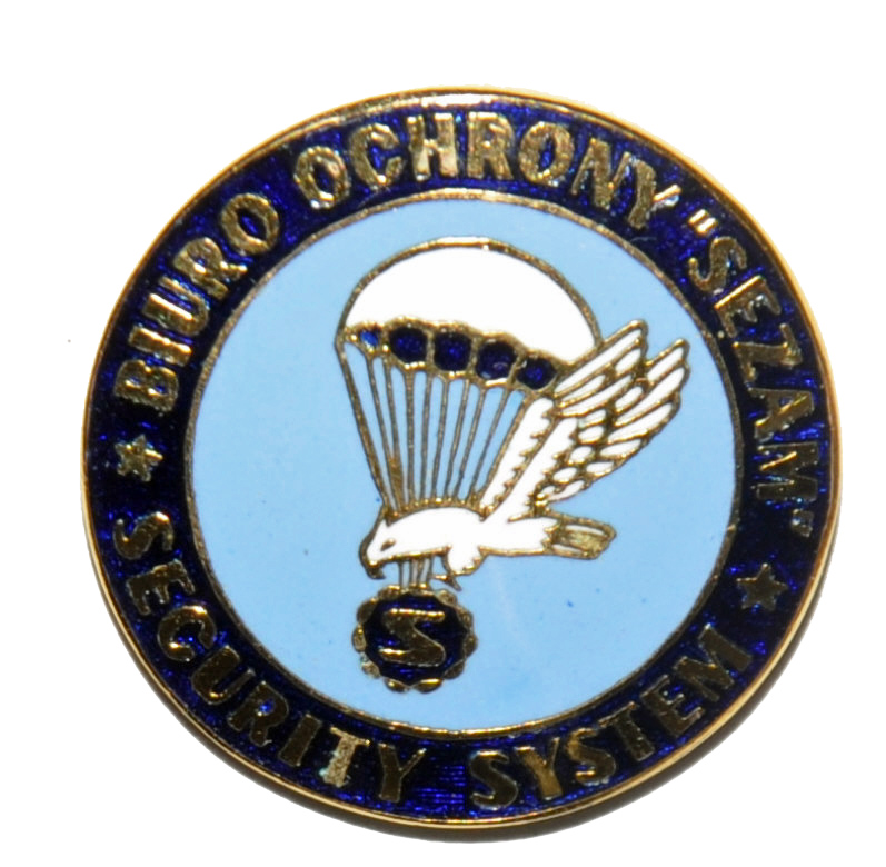 Odznaka Biuro Ochrony Sezam Security System
