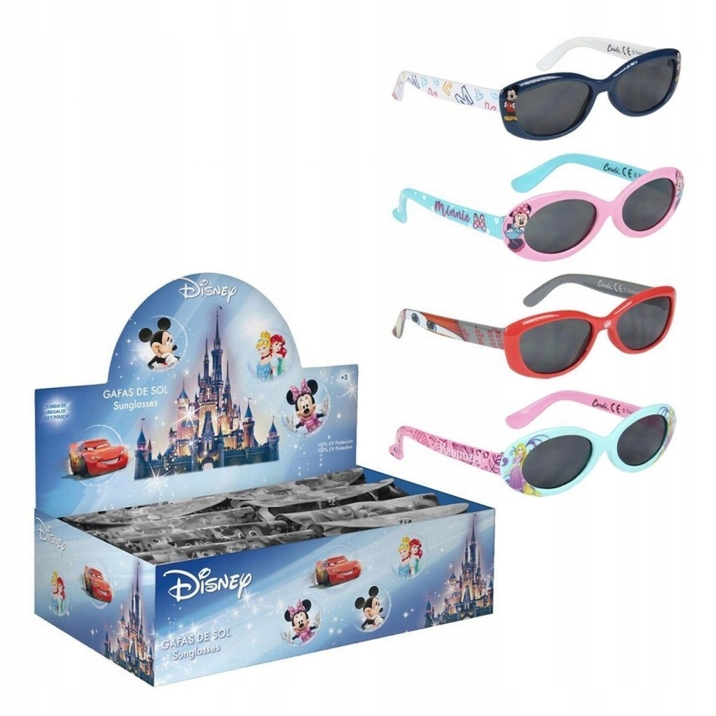 Okulary przeciwsłoneczne Myszka Mickey - losowy mo
