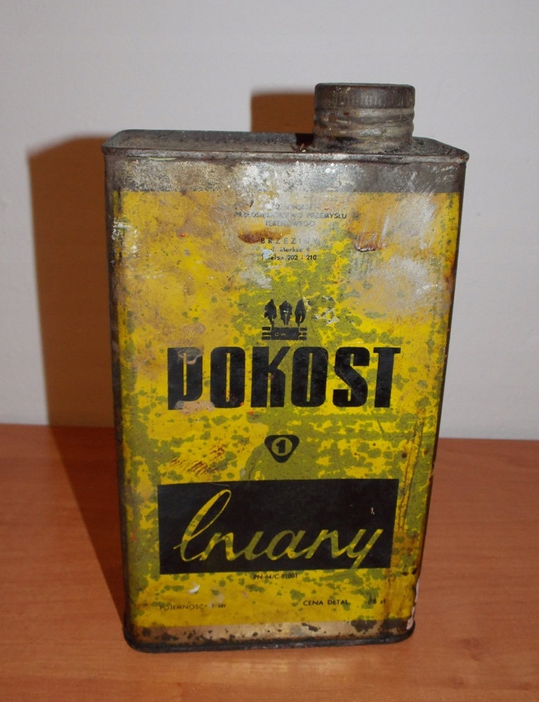Puszka Pokost Lniany - karnisterek
