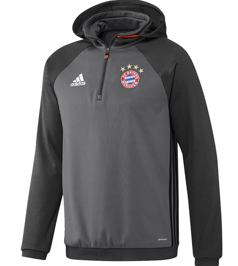 BLUZA Z KAPTUREM ADIDAS FC BAYERN MONACHIUM XS
