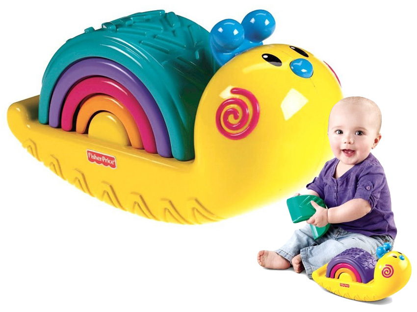 FISHER PRICE ŚLIMAK PIRAMIDKA Z DŹWIĘKIEM W9841
