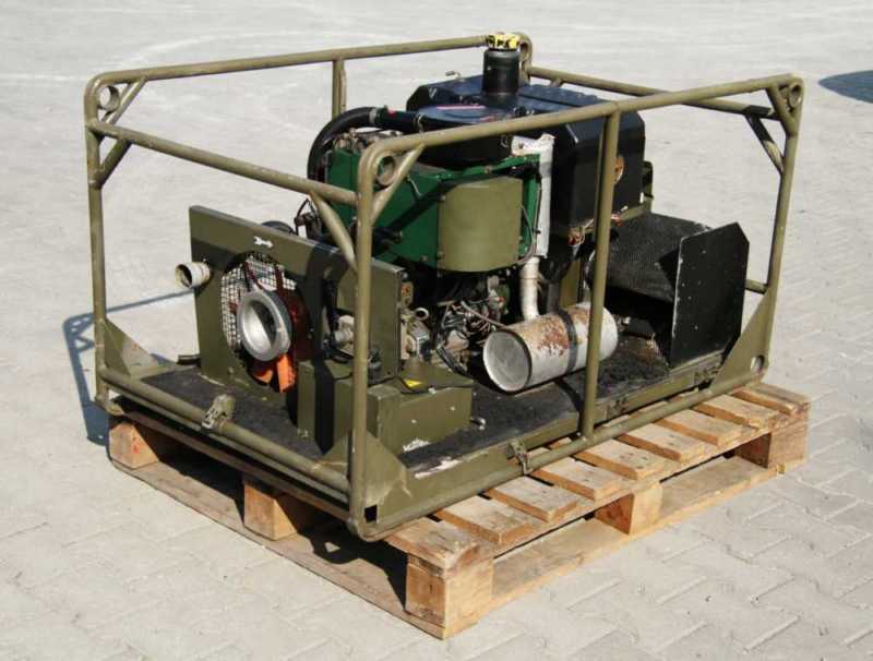 WYCISZONY WOJSKOWY AGREGAT 6kVA 230V DIESEL
