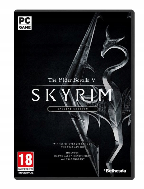 THE ELDER SCROLLS V SKYRIM PUDEŁKO BOX PC