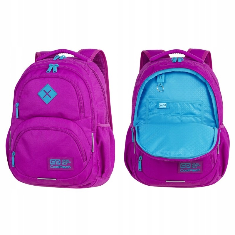 COOLPACK PLECAK DART NEON RÓŻOWY BŁĘKITNY 27L