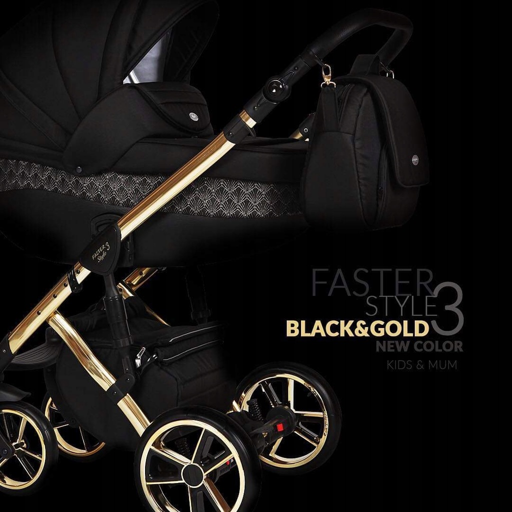 Faster Style III Gold & Black Baby Merc 3w1