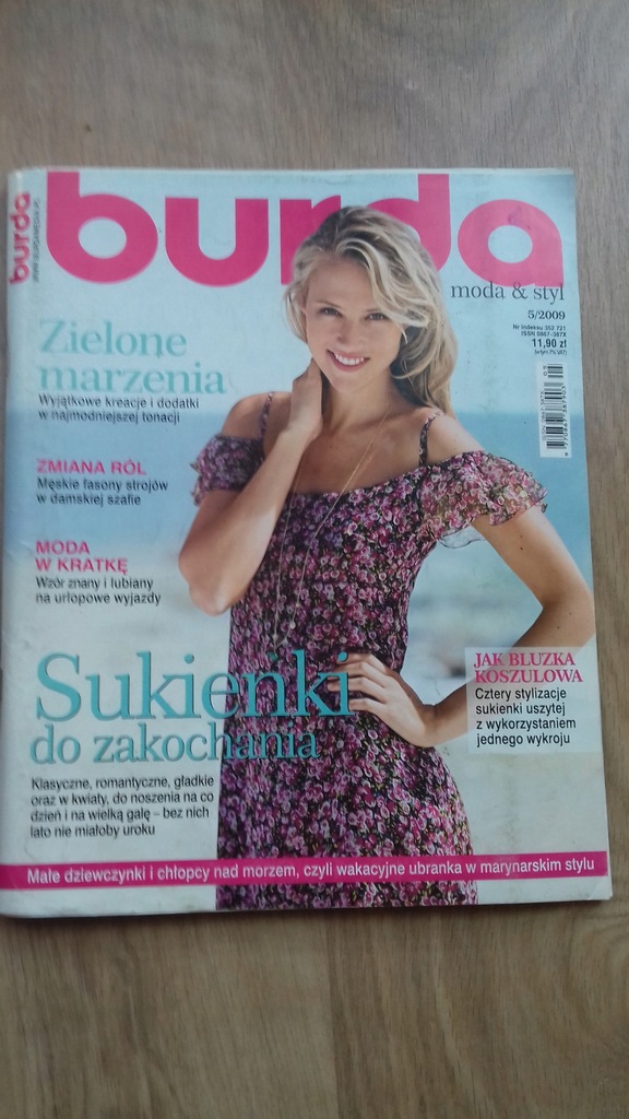 BURDA 2009 nr 5 moda Wykroje 5/2009 - 7629190053 - oficjalne archiwum ...