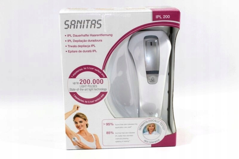 DEPILATOR LASEROWY SANITAS IPL 200 7578012903 oficjalne archiwum