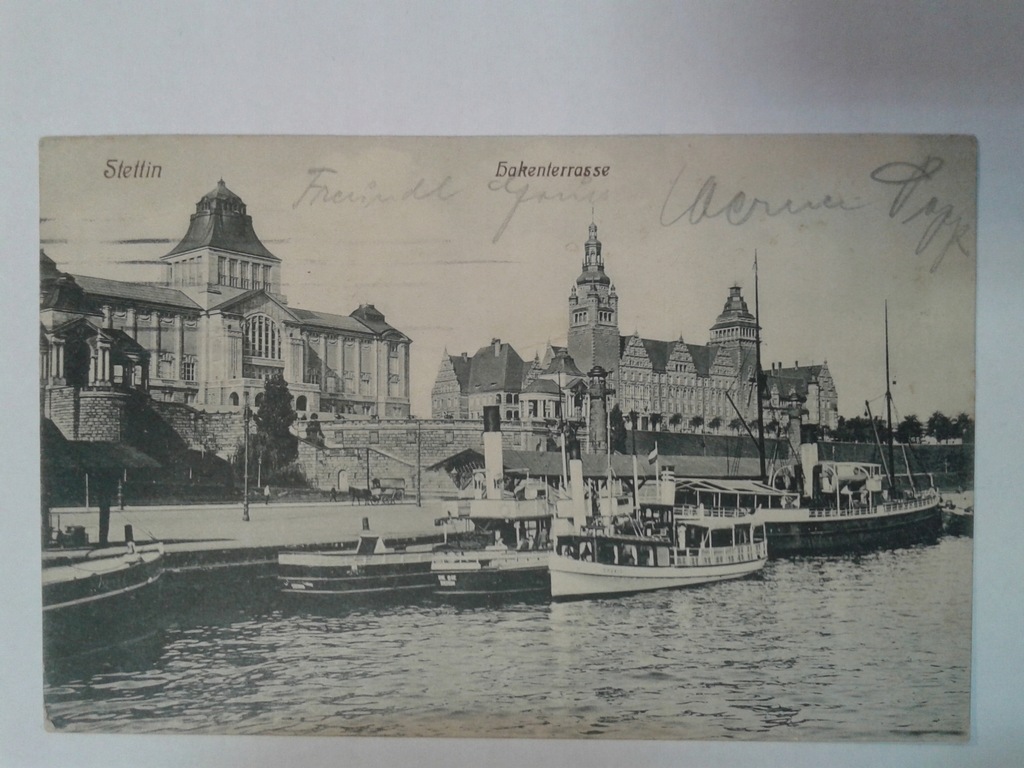 Szczecin - Stettin obiegowa 1914