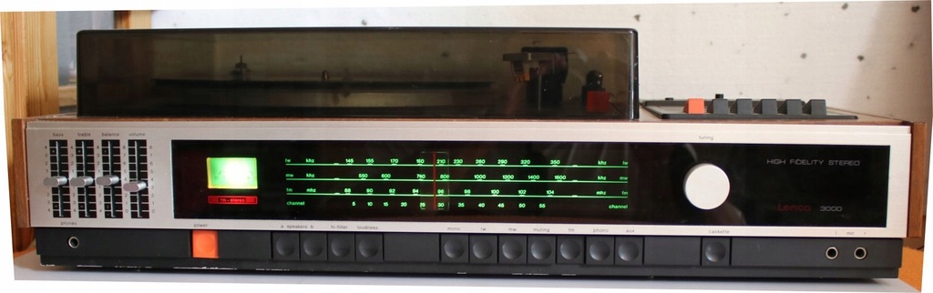 LENCO L65 i Lenco 3000 stereo vintage combo BCM