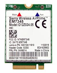 Modem 4G LTE Lenovo Sierra EM7345 100Mbit M.2 3mGW