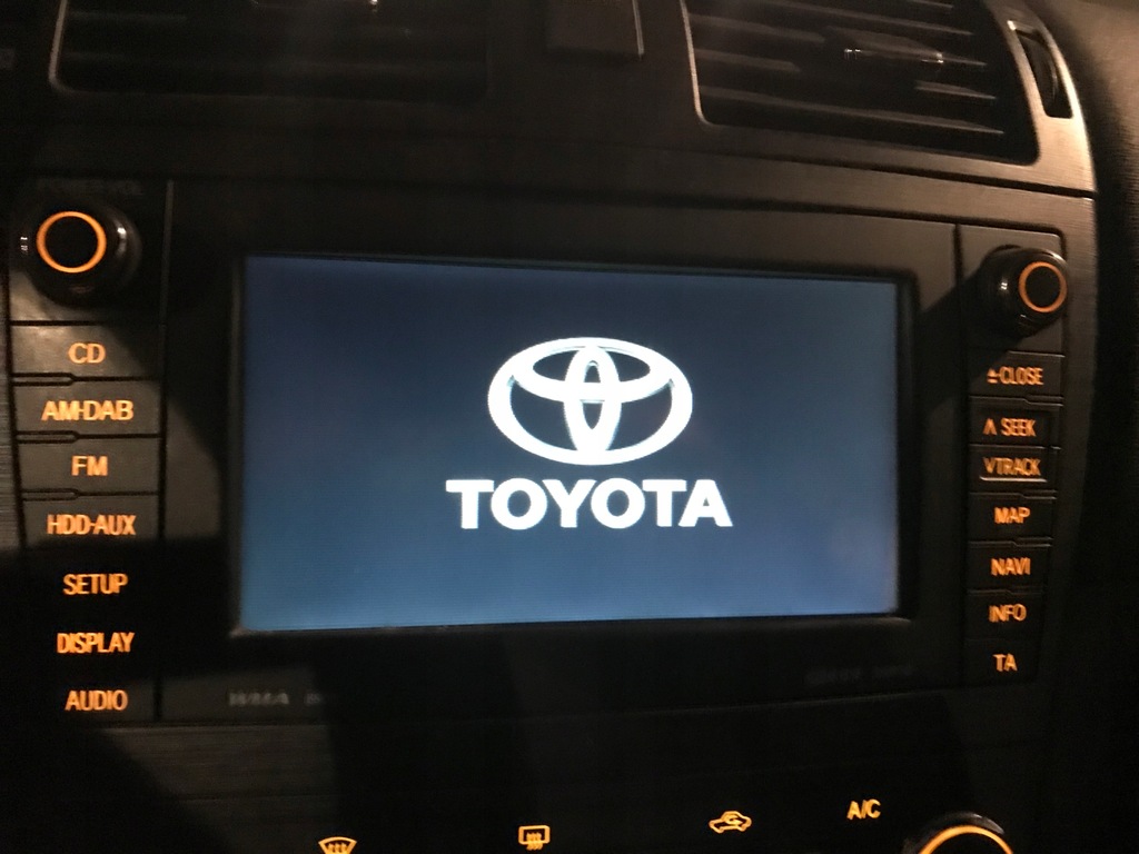 Radio nawigacja toyota AVENSIS T27 WMA B9012