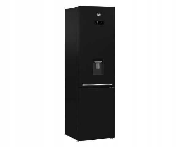 Czarny Lodówka BEKO CNA340E20DP No Frost 299L