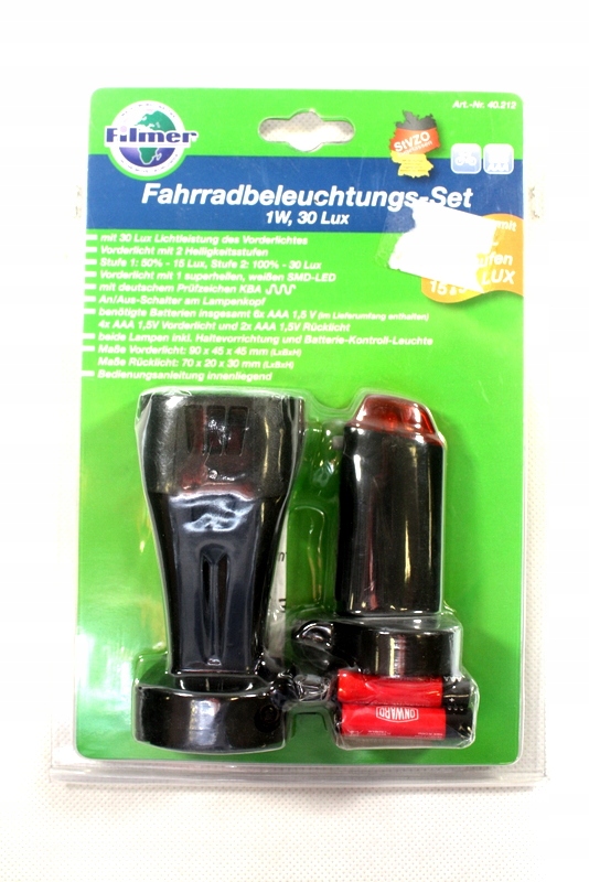 ZESTAW LAMP DO ROWERU FILMER