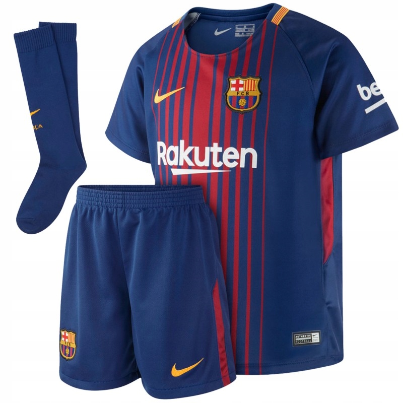 Komplet strój piłkarski NIKE FC BARCELONA r122-128