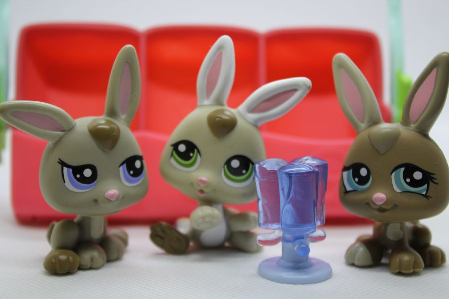 LPS ZESTAW TROJACZKI KRÓLICZKI LITTLEST PET SHOP