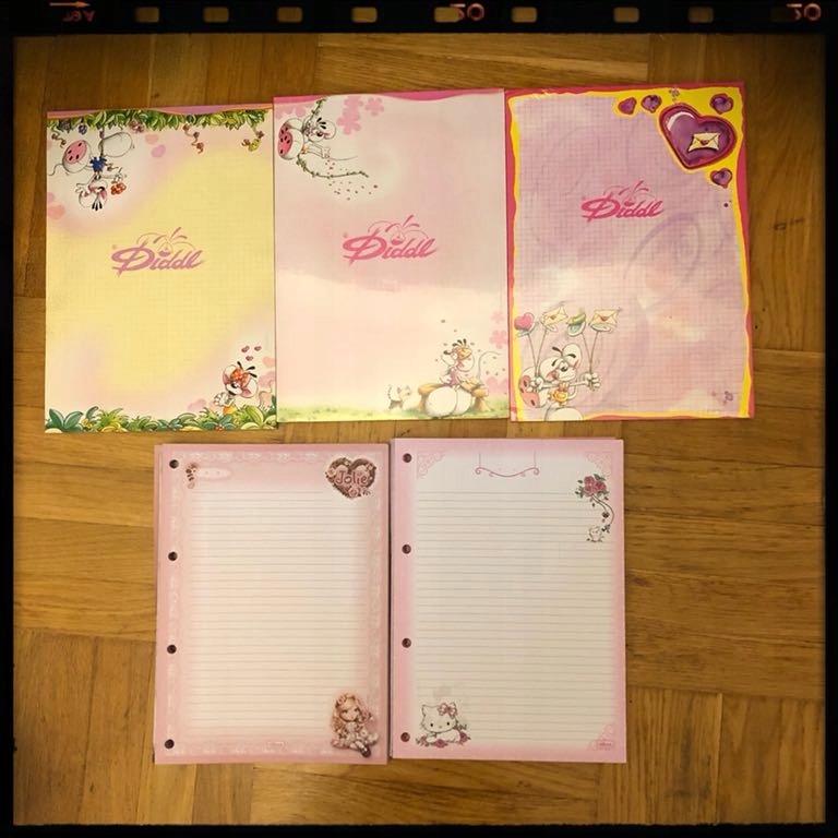 Diddl notes A4, papeteria, blok, myszka